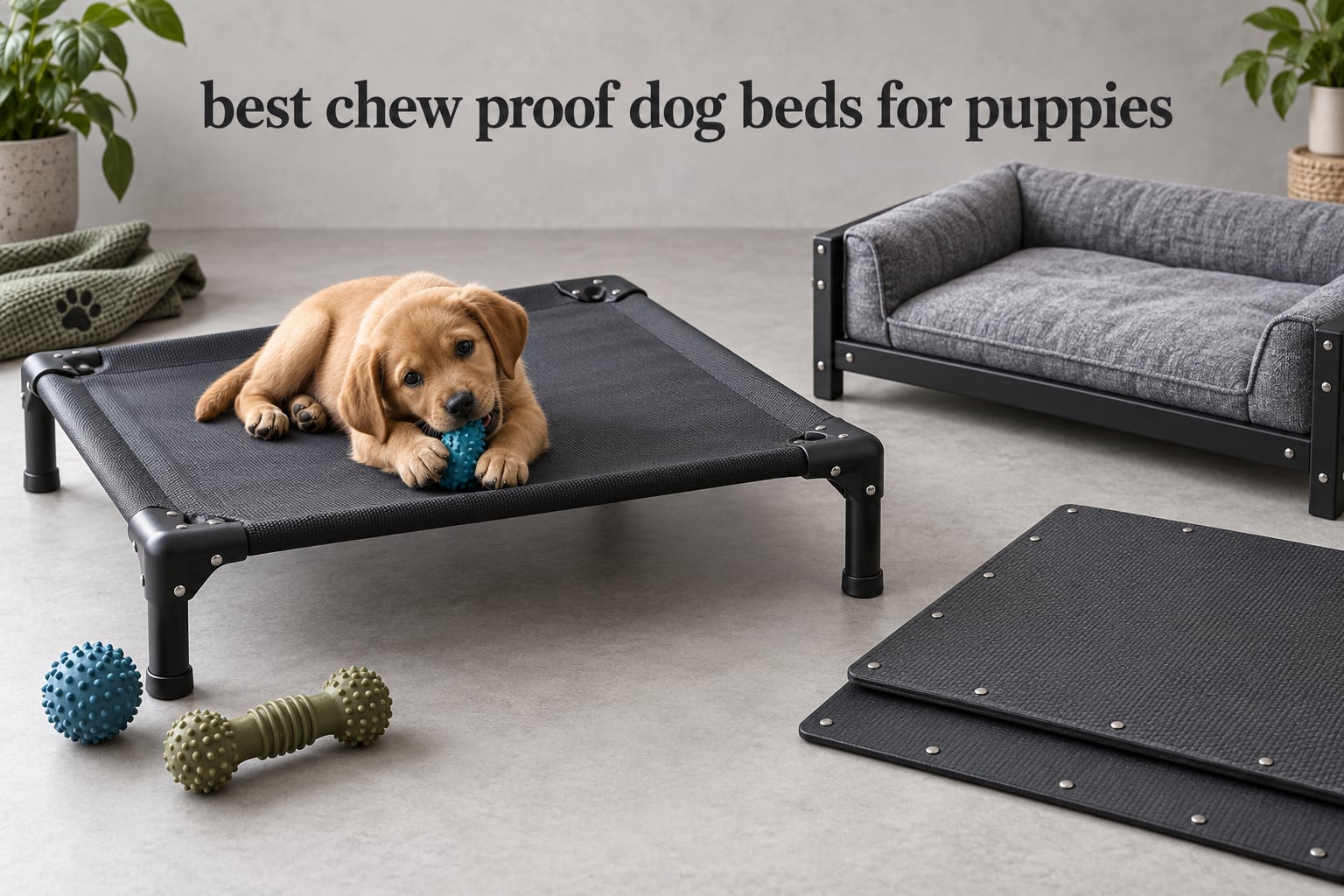 best chew proof dog beds for puppies