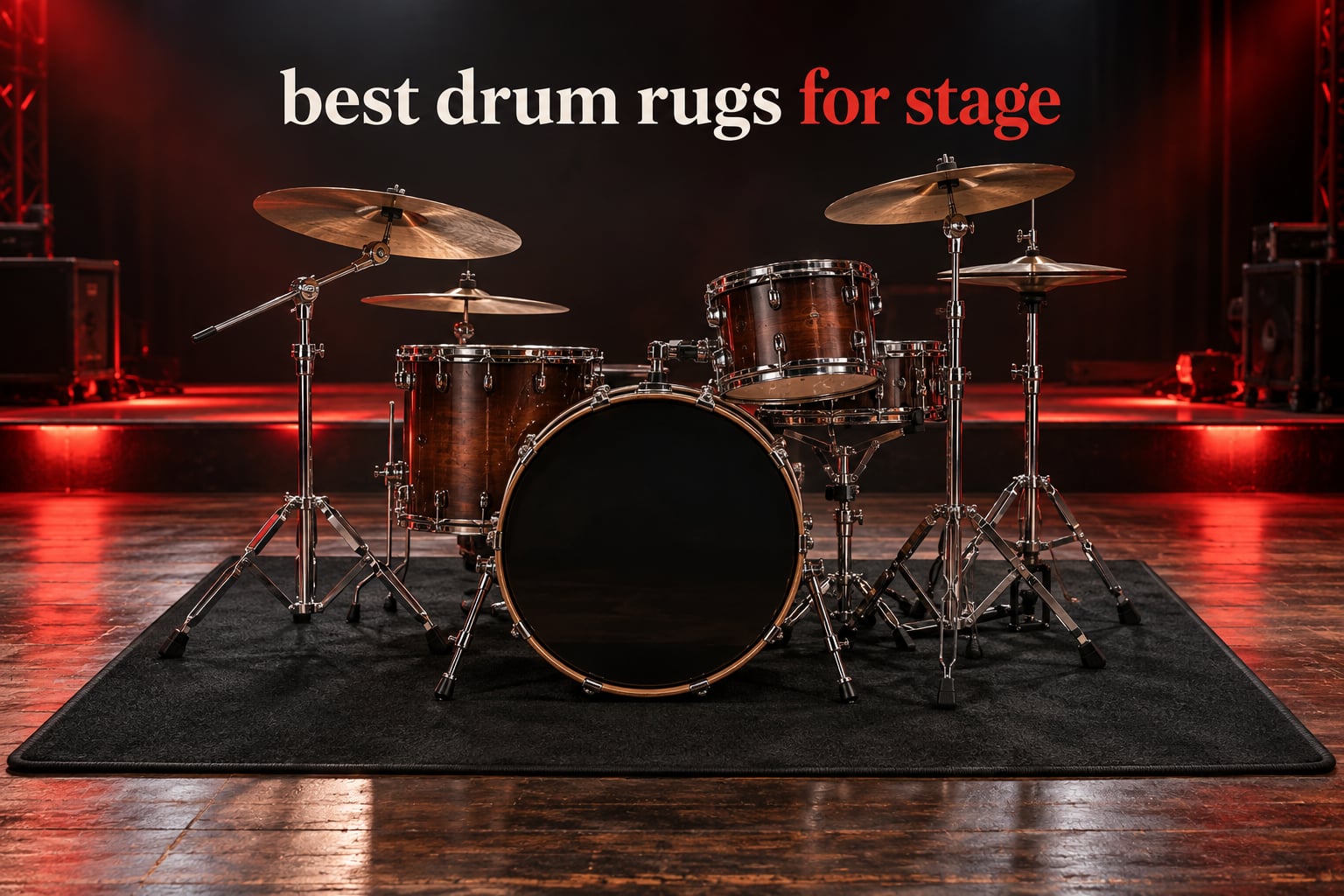 best drum rugs for stage
