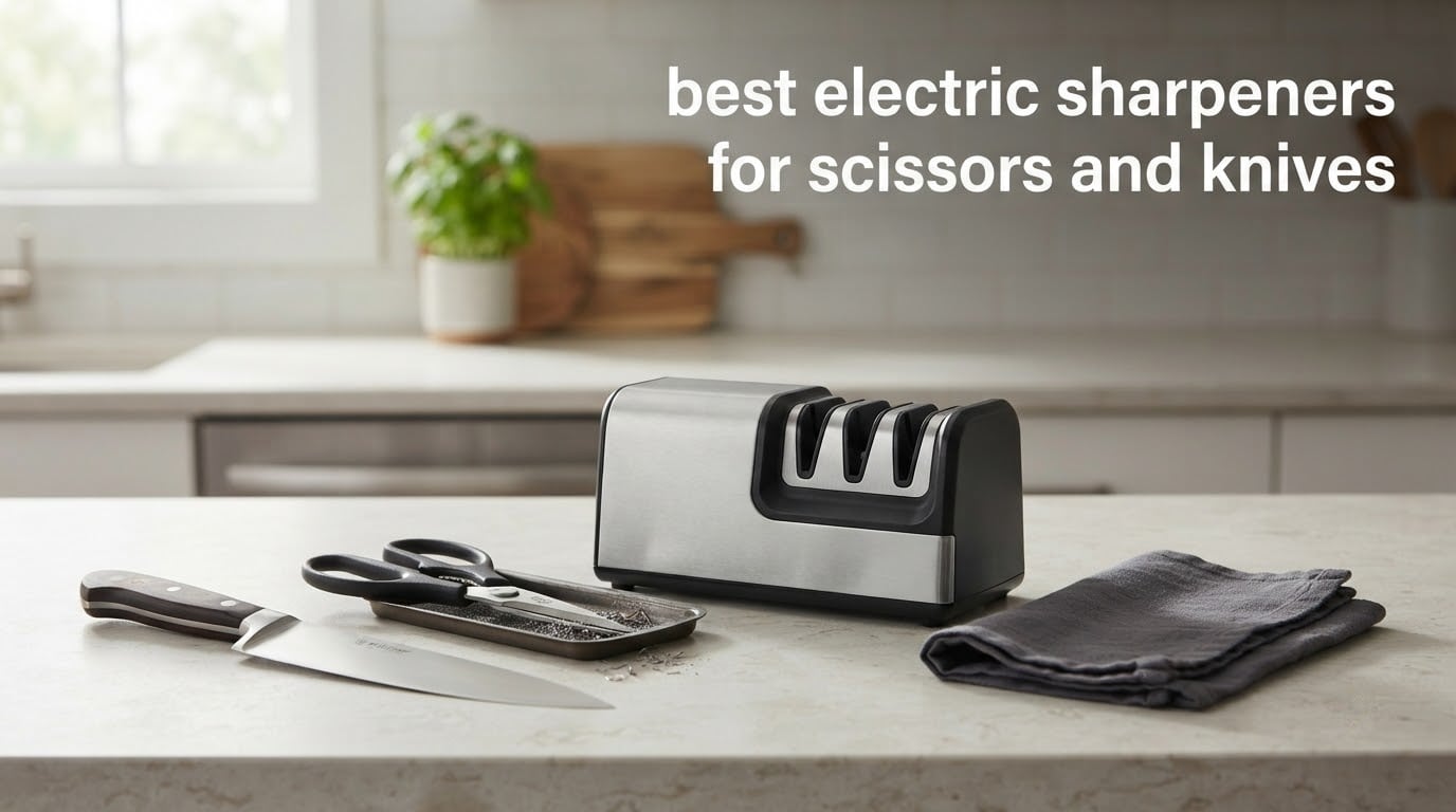 best electric sharpeners for scissors and knives