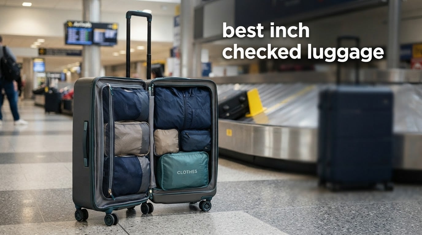 best 29 inch checked luggage