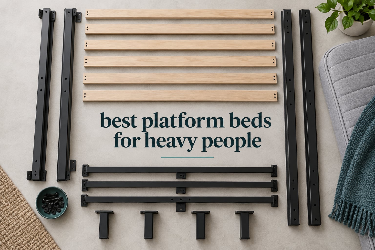 best platform beds for heavy people