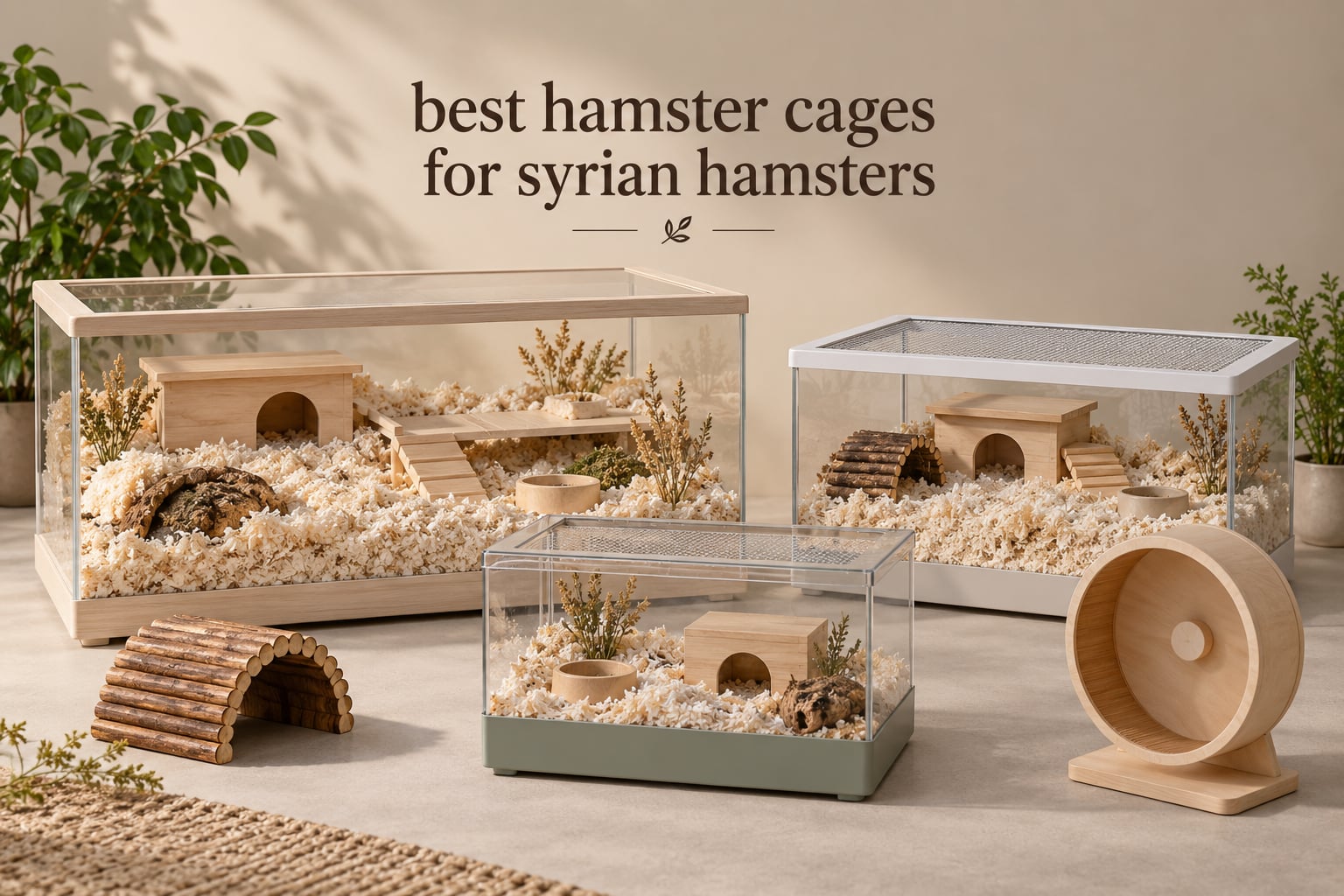 best hamster cages for syrian hamsters