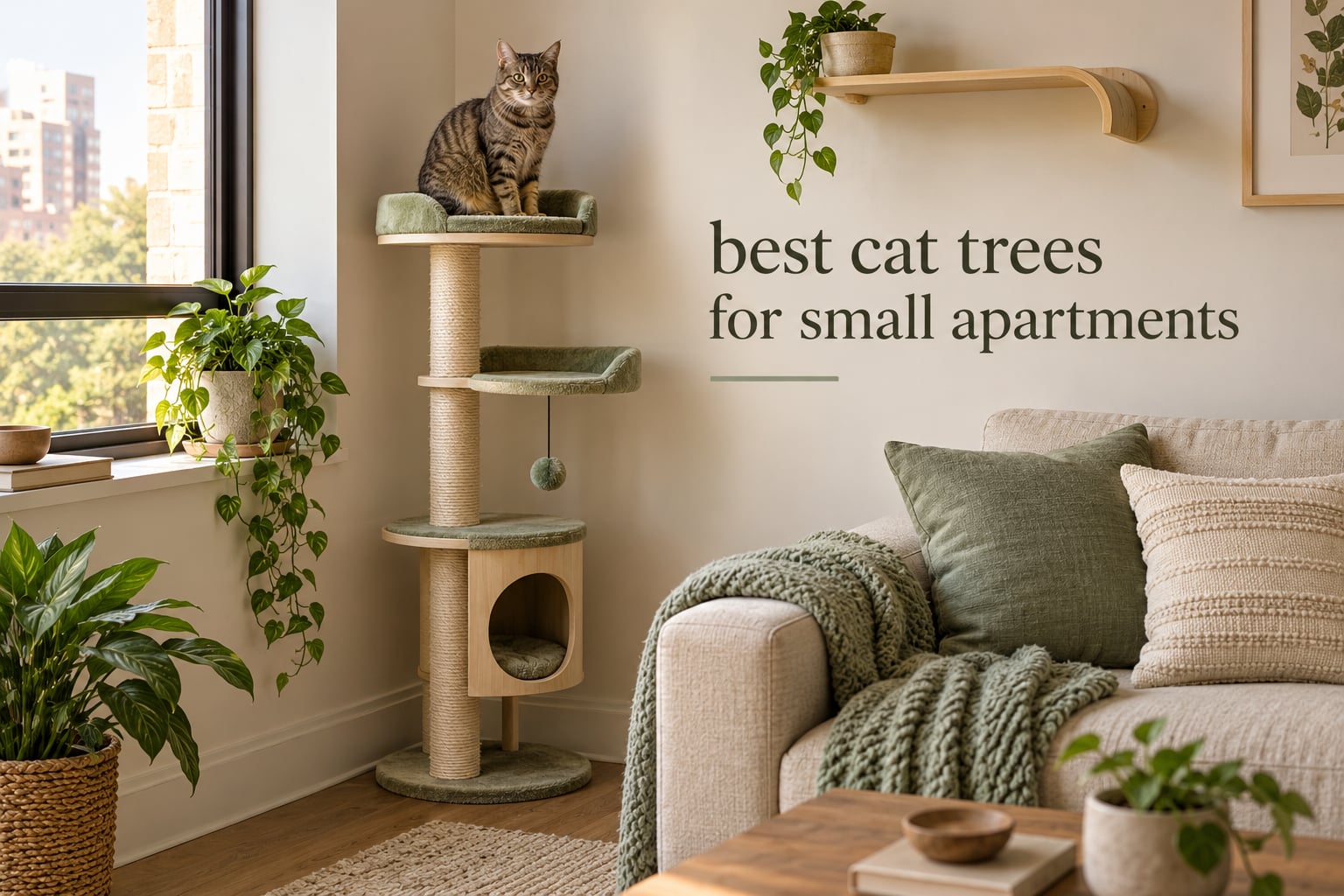 best cat trees for small apartments