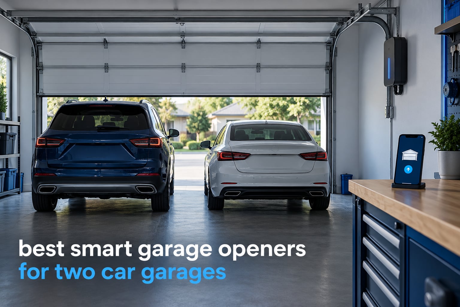 best smart garage openers for two car garages