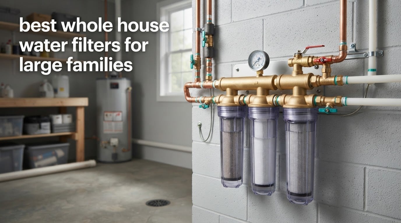 best whole house water filters for large families