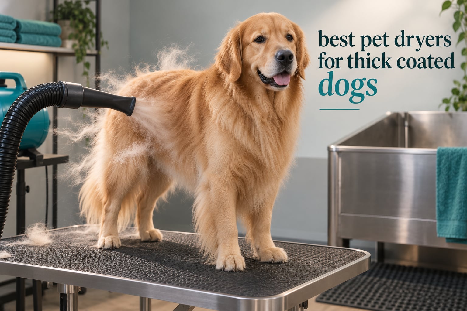 best pet dryers for thick coated dogs