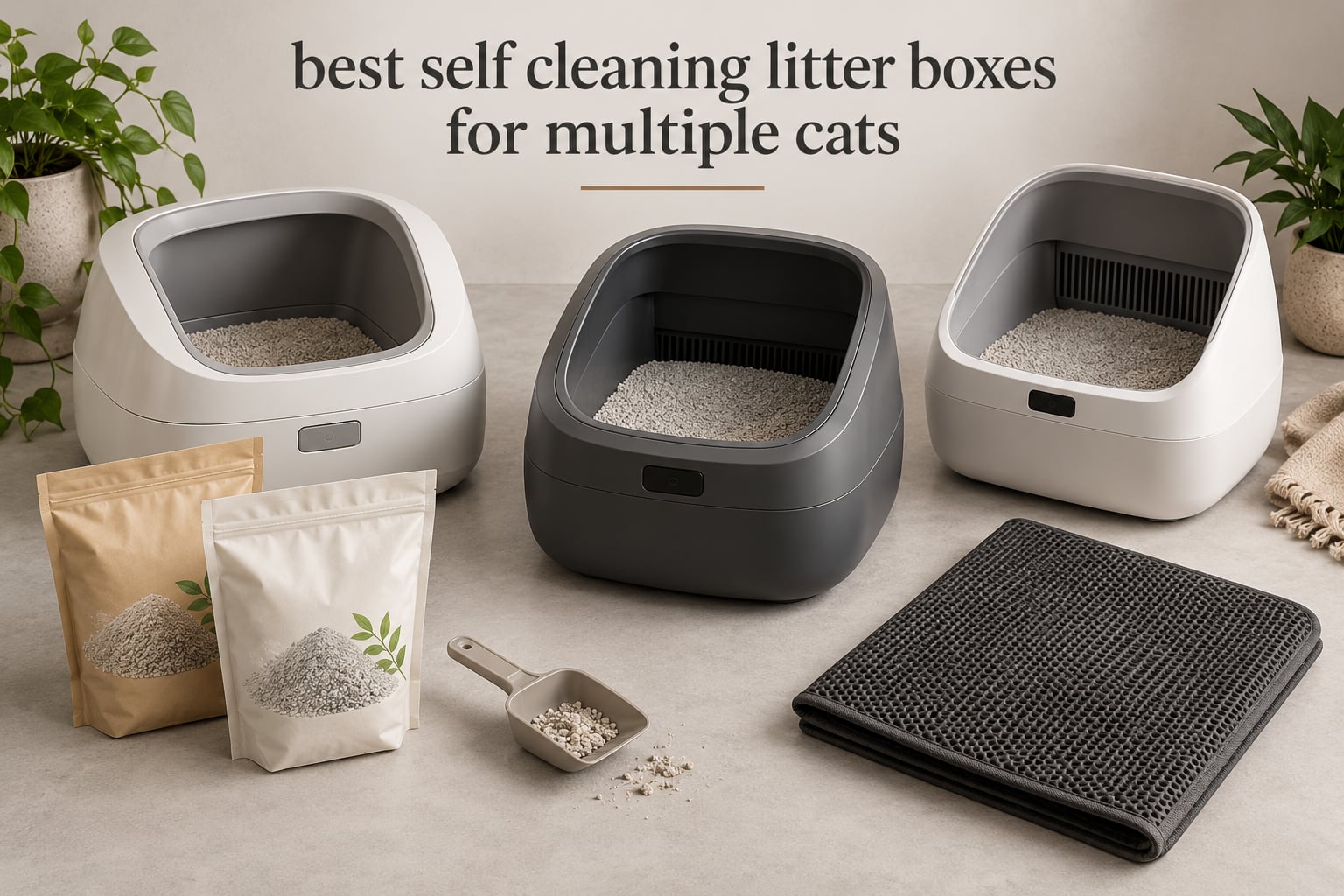 best self cleaning litter boxes for multiple cats
