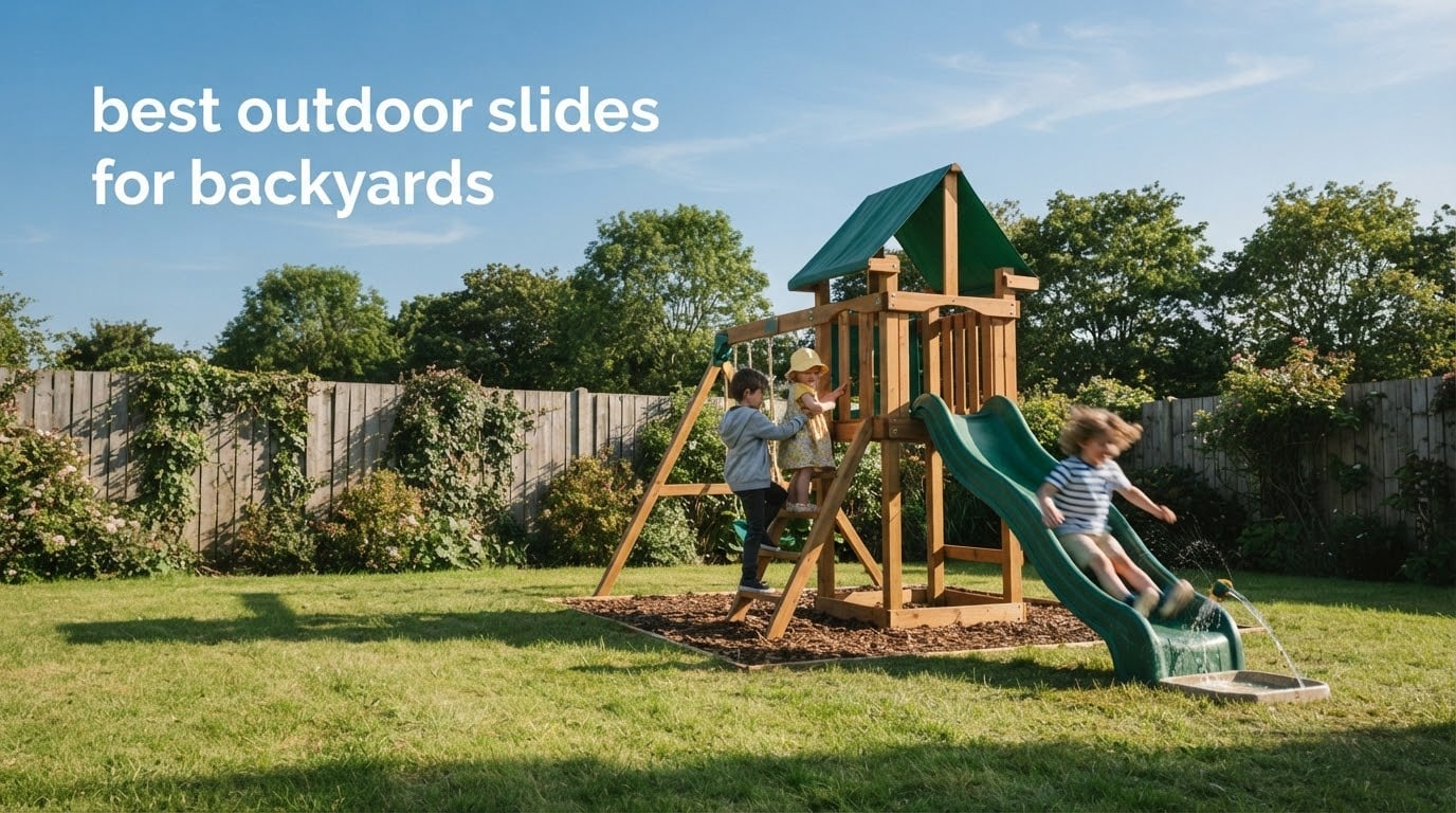 best outdoor slides for backyards