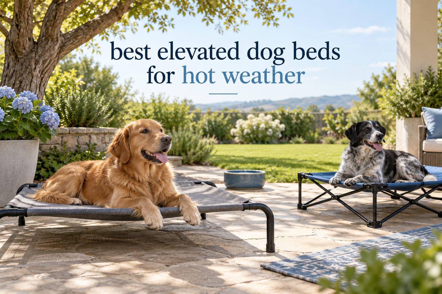 best elevated dog beds for hot weather