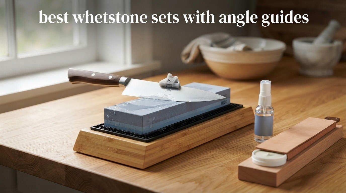 best whetstone sets with angle guides