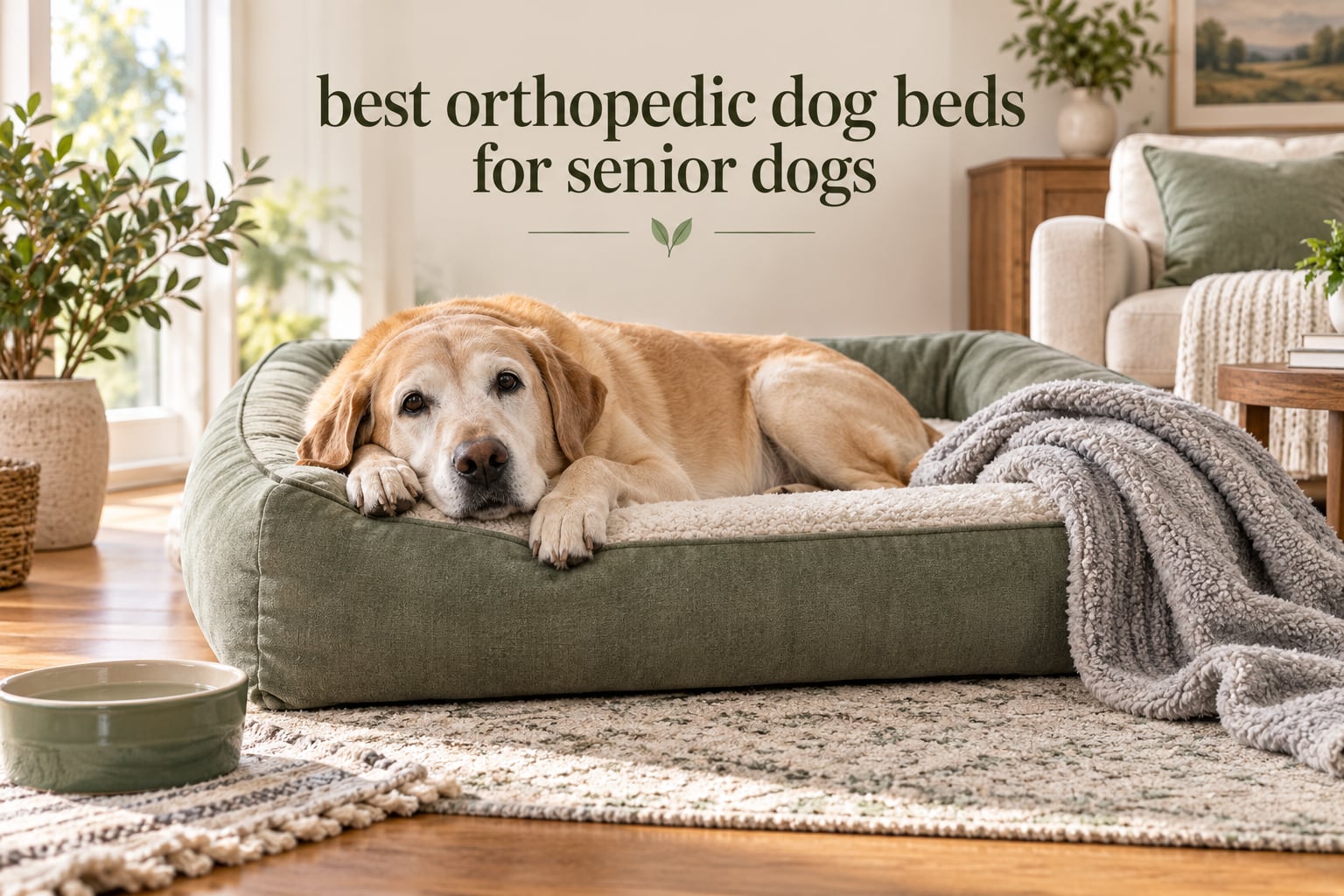 best orthopedic dog beds for senior dogs