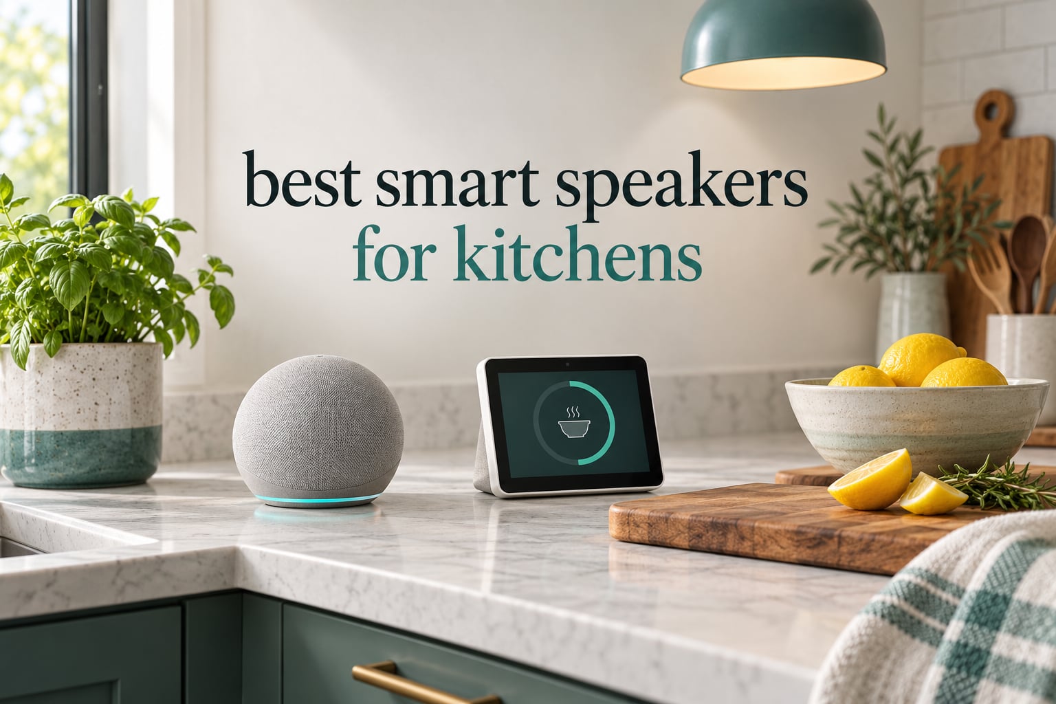best smart speakers for kitchens