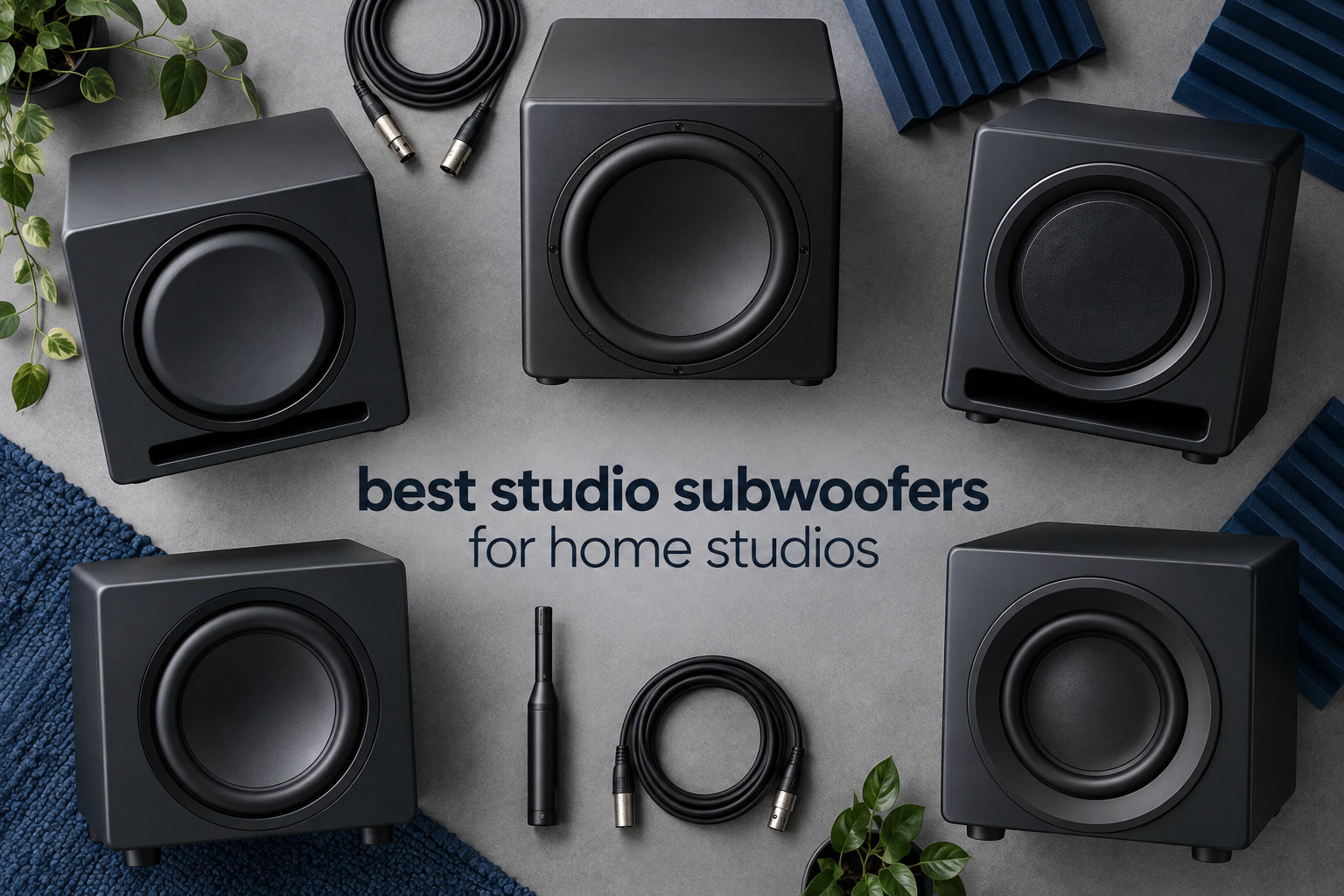 best studio subwoofers for home studios