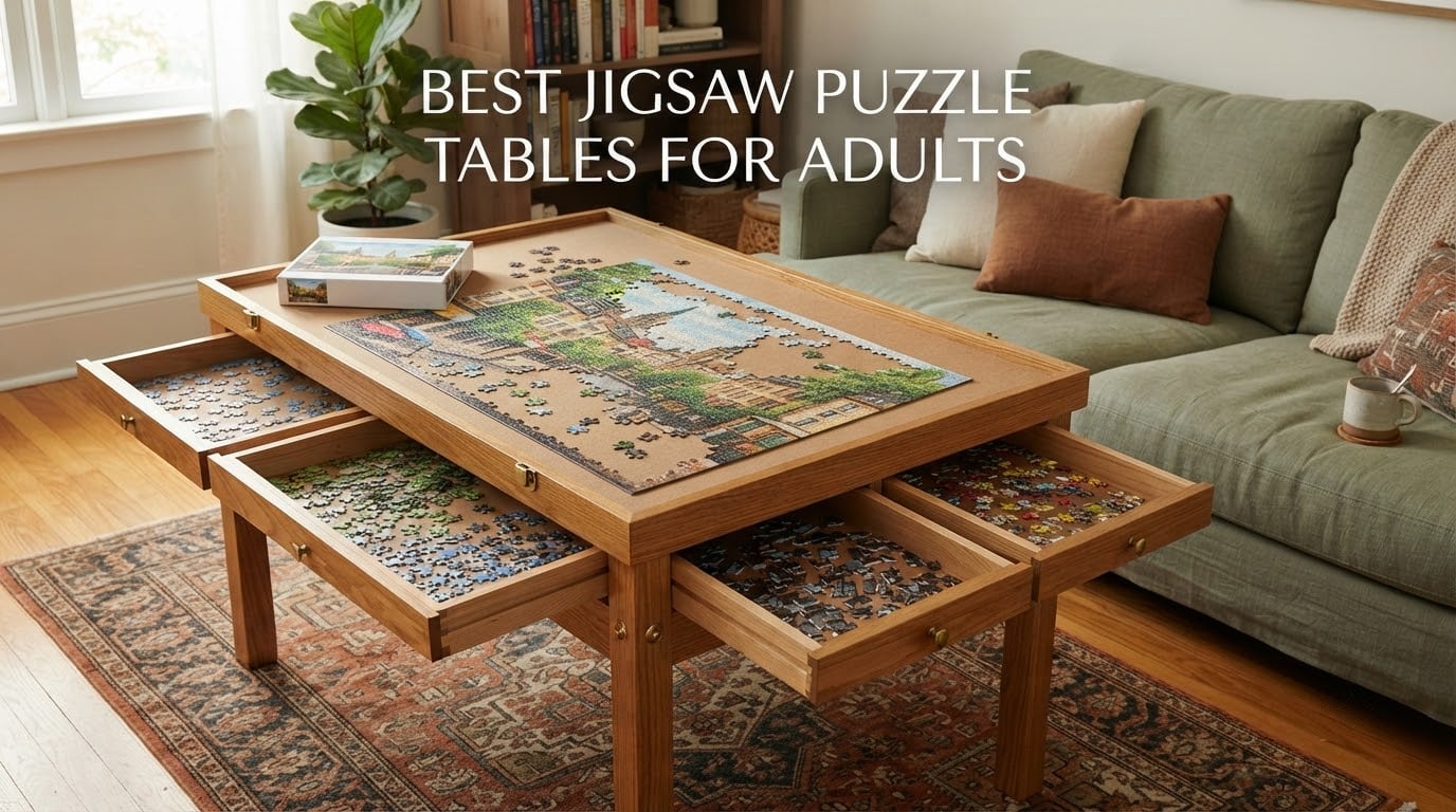 best jigsaw puzzle tables for adults