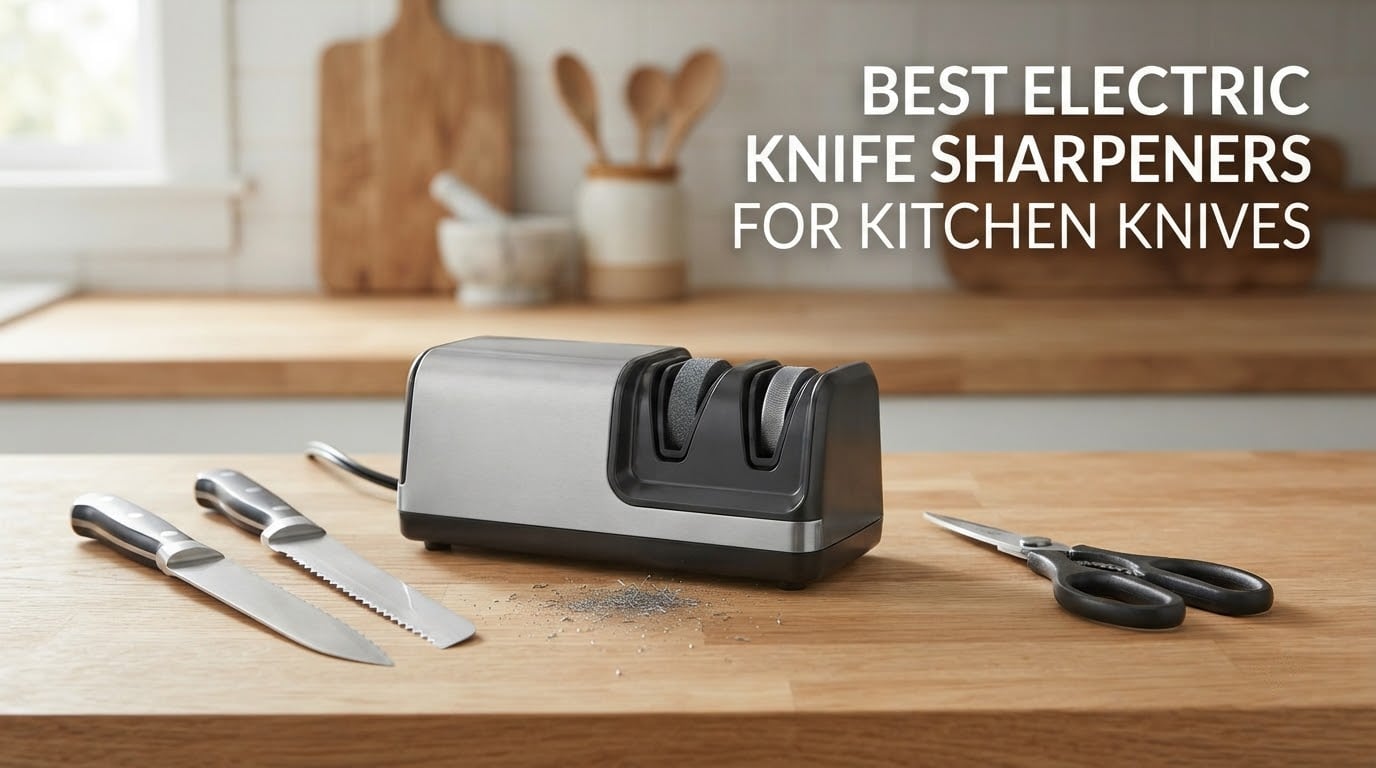 best electric knife sharpeners for kitchen knives