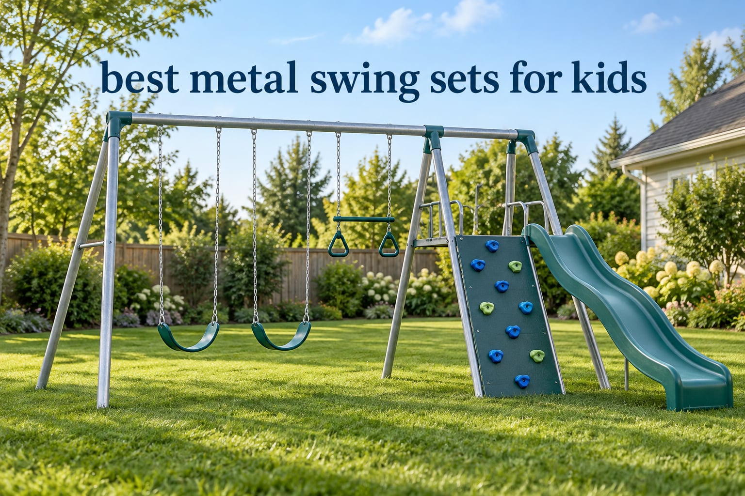 best metal swing sets for kids