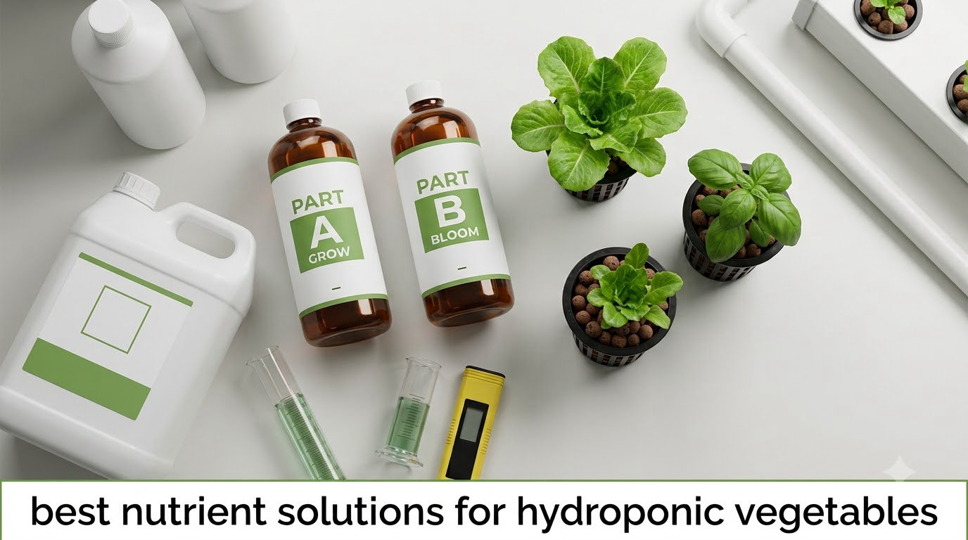 best nutrient solutions for hydroponic vegetables