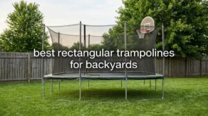 best rectangular trampolines for backyards