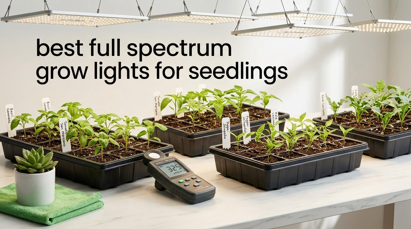 best full spectrum grow lights for seedlings