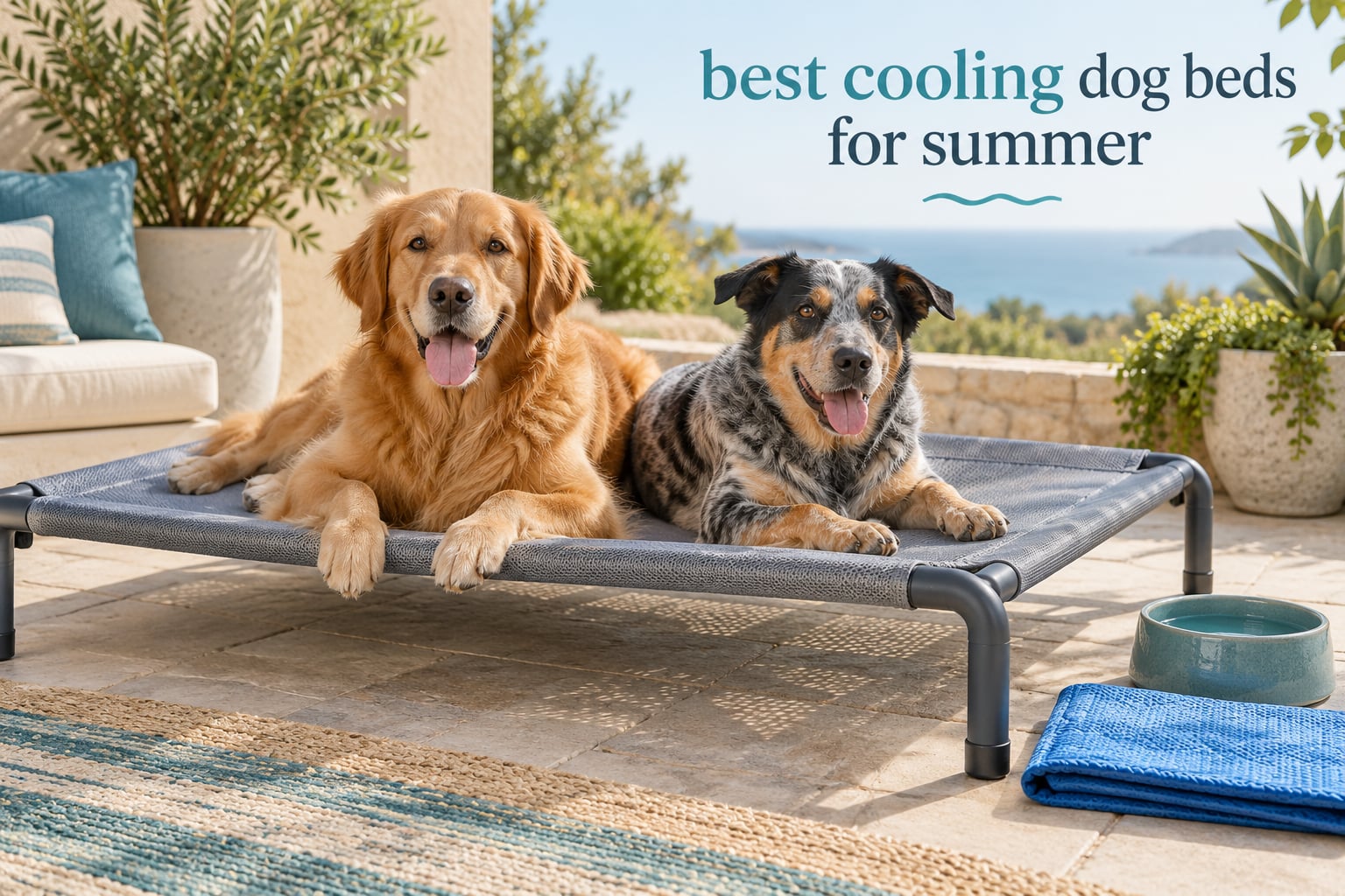 best cooling dog beds for summer