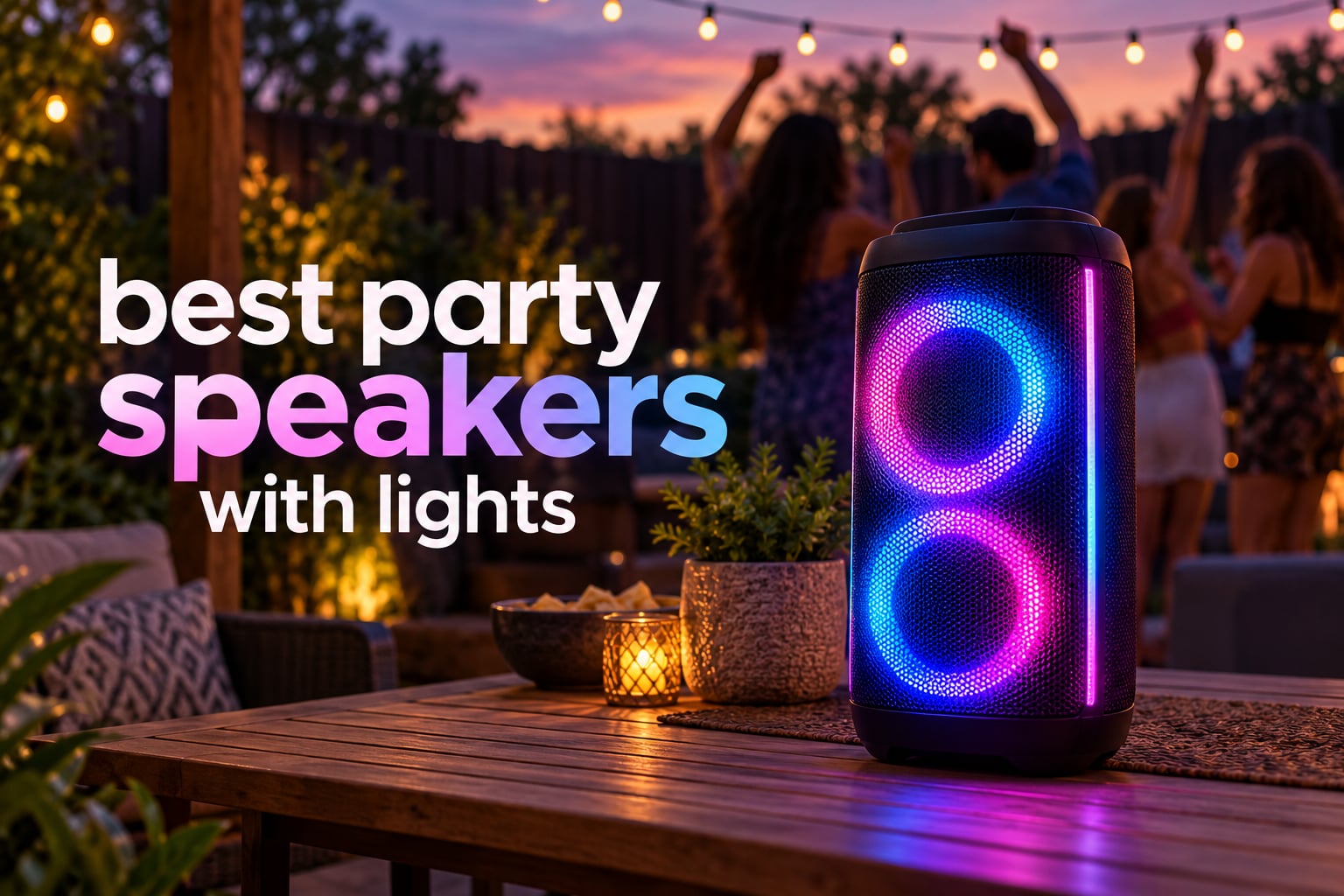 best party speakers with lights