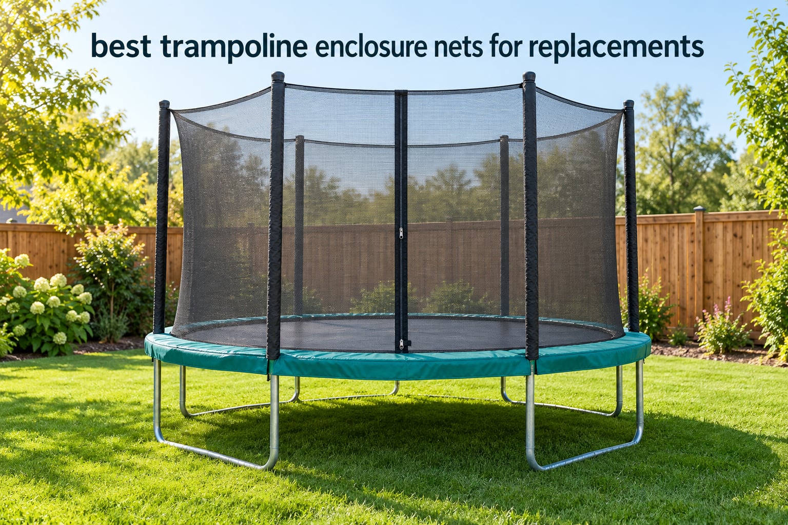 best trampoline enclosure nets for replacements
