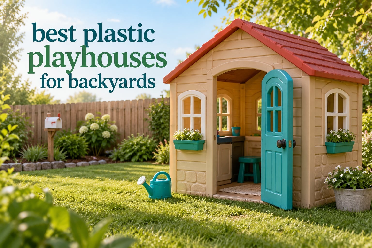 best plastic playhouses for backyards