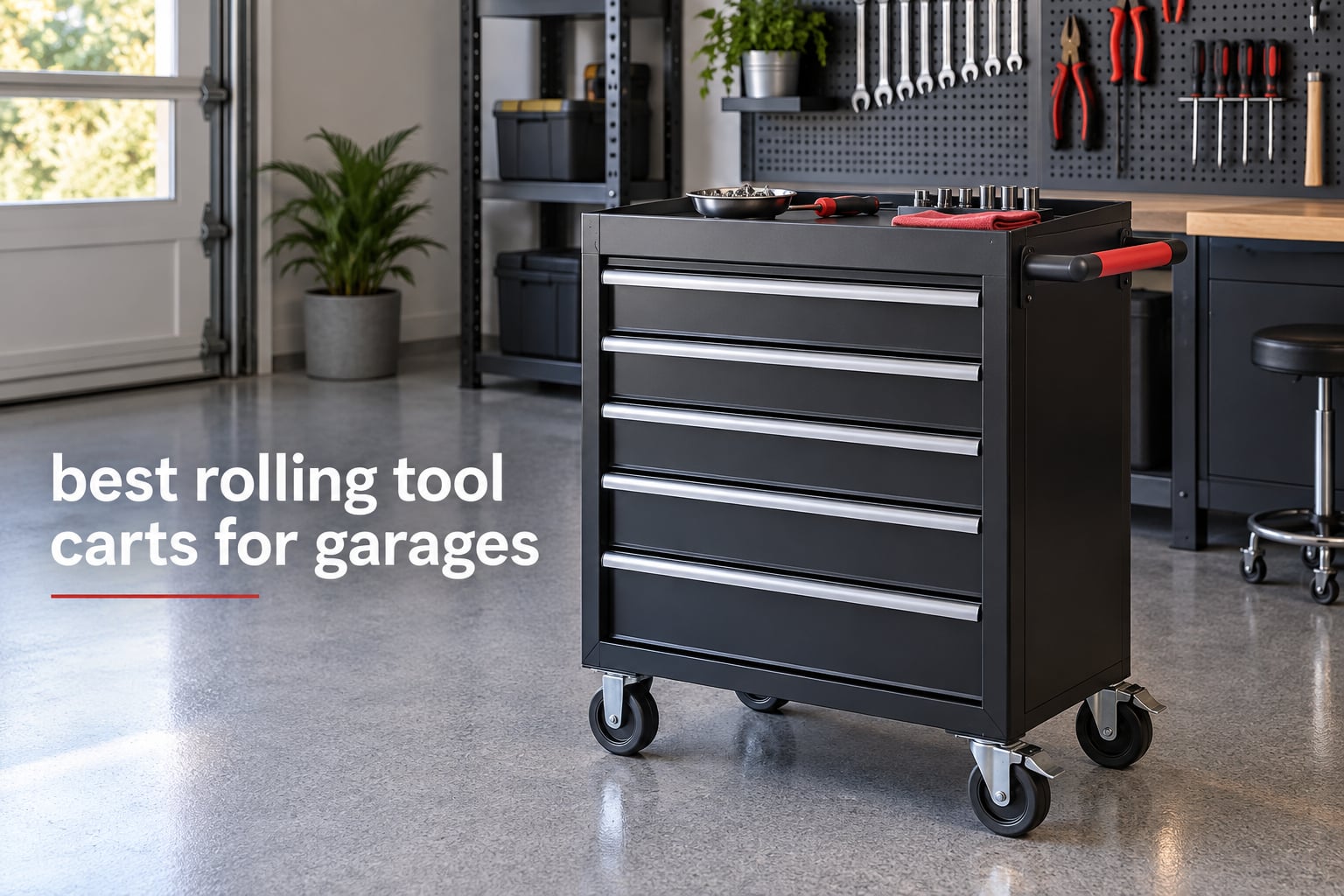 best rolling tool carts for garages