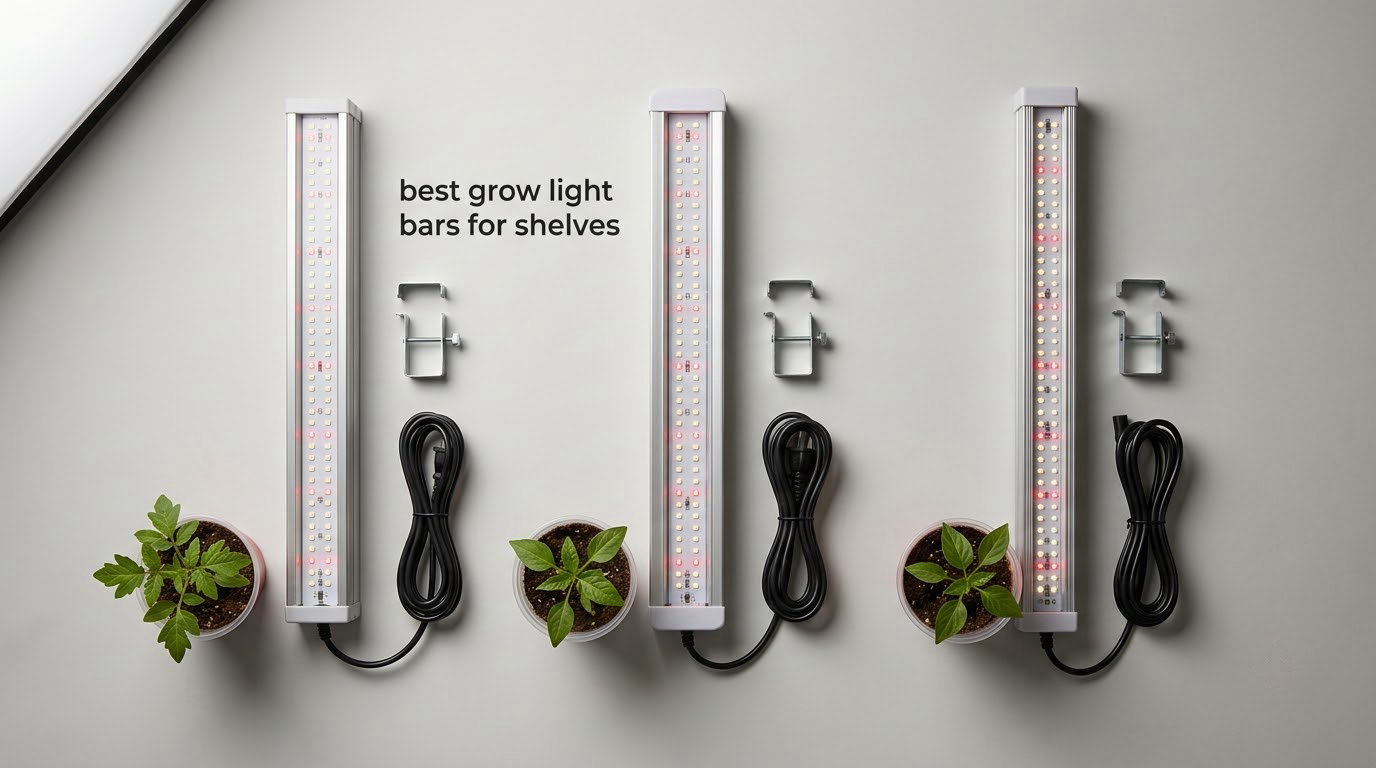 best grow light bars for shelves
