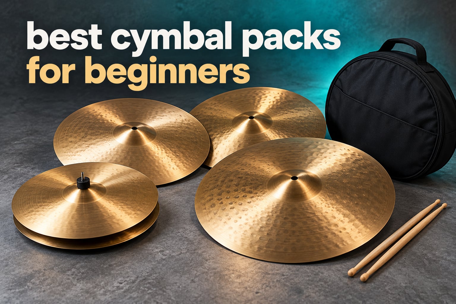 best cymbal packs for beginners