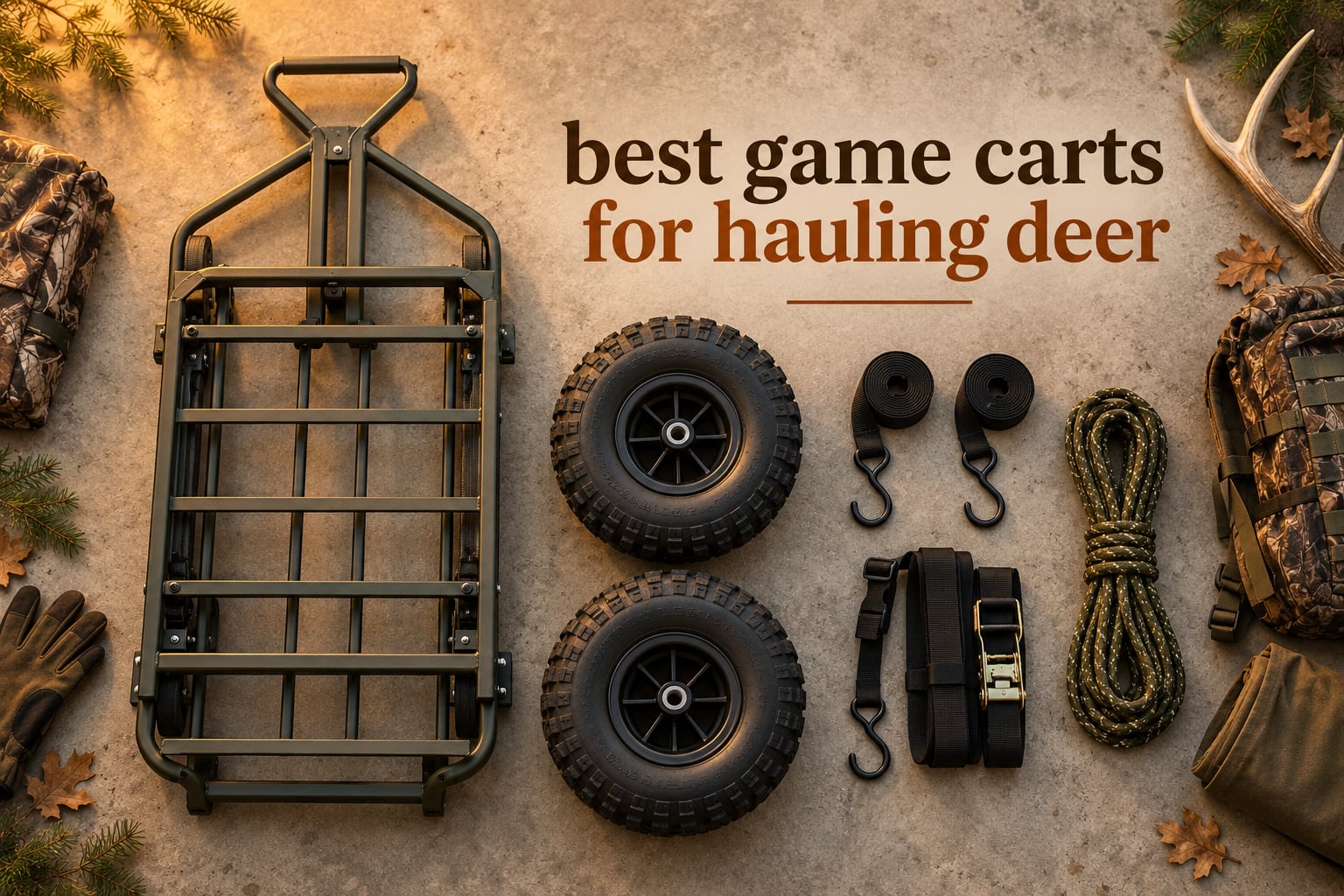 best game carts for hauling deer